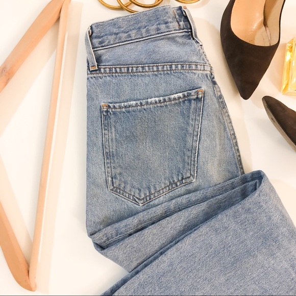 AGOLDE High Rise Feel Good Button Fly Jeans - Picture 6 of 12